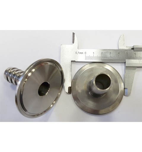 Елочка 3/4" (20мм) с кламп соединением 2" (64мм.)