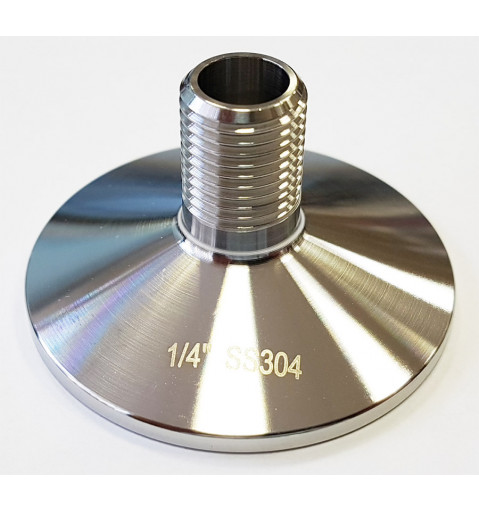 Переход с Clamp 50.5 на резьбу 1/4" (наруж.)