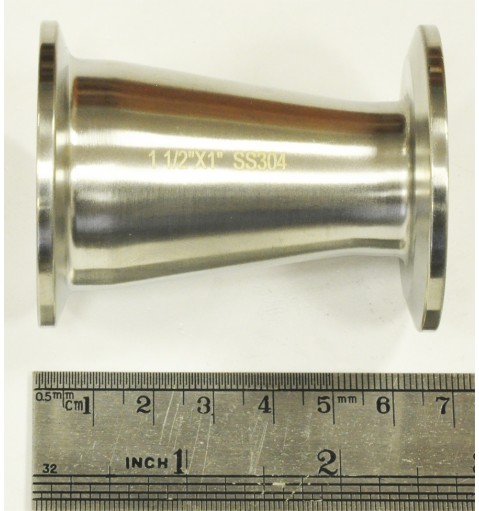 Кламп переход с 1 1/2" на 1".