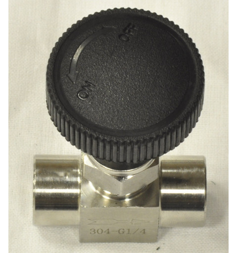Игольчатый кран 1/4".